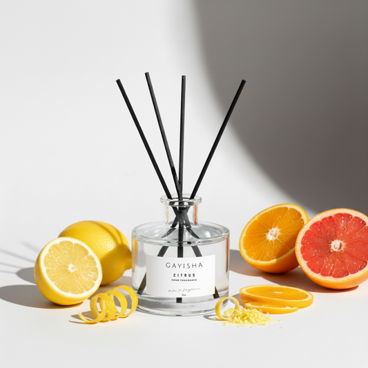 Citrus Reed Diffuser – Apricot & Musk Natural Scent